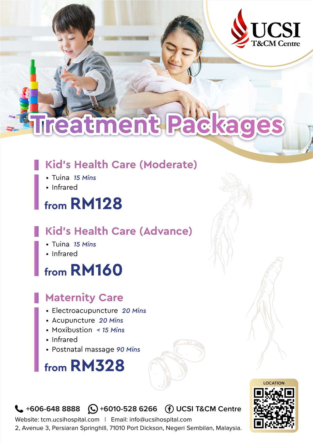 Treatment Packages (Kids & Maternity)